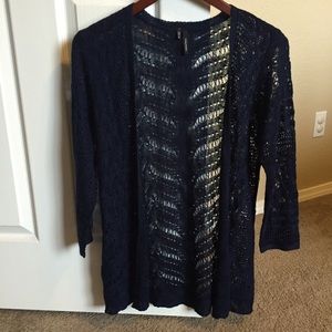 Navy Blue Cardigan