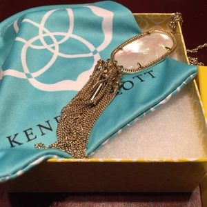 Kendra Scott Long Ivory Pearl Necklace