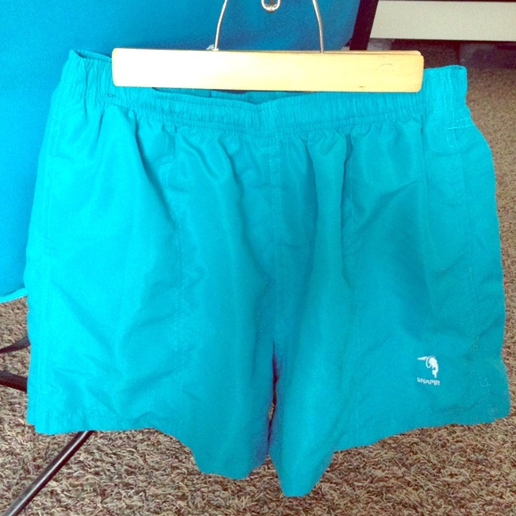 Blue swimming shorts
