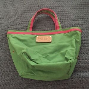 Kelly green Kate Spade bag