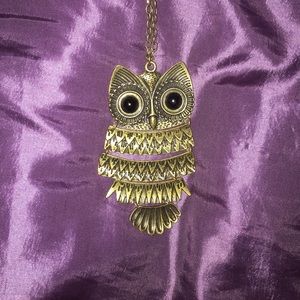 Bronze Owl Necklace