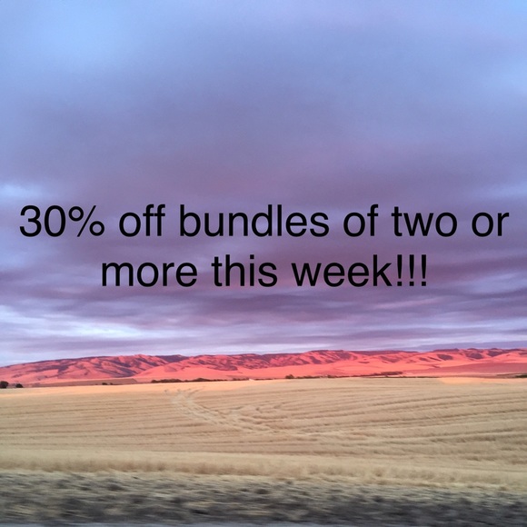 30% off bundles this week! Wow!