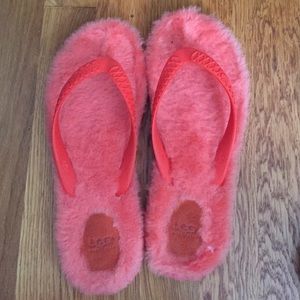 furry ugg sandals