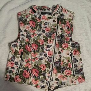 Love culture fancy flower zip top M