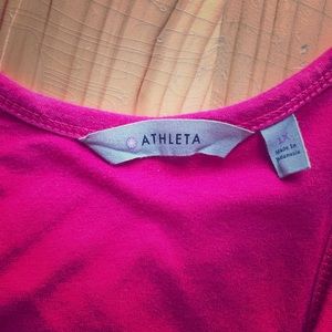 Athletes maxi dress, worn once, has side pockets.