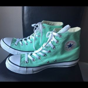 Mint High Top Converse