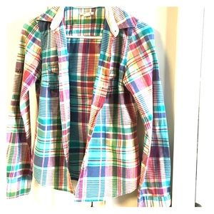 Plaid American Eagle casual button down