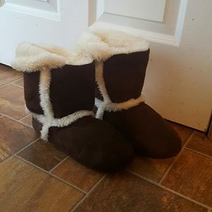 Chocolate Brown Slippers