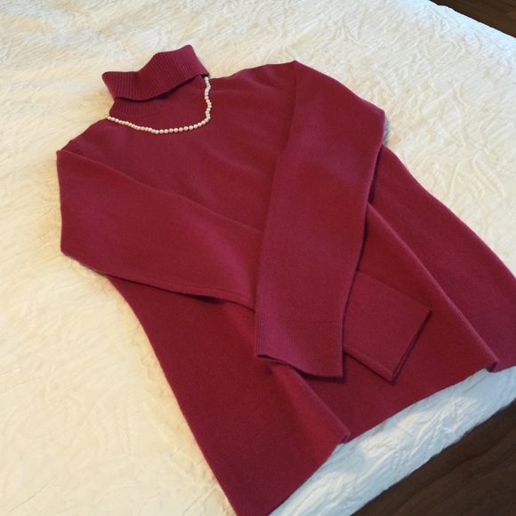 Pink cashmere sweater