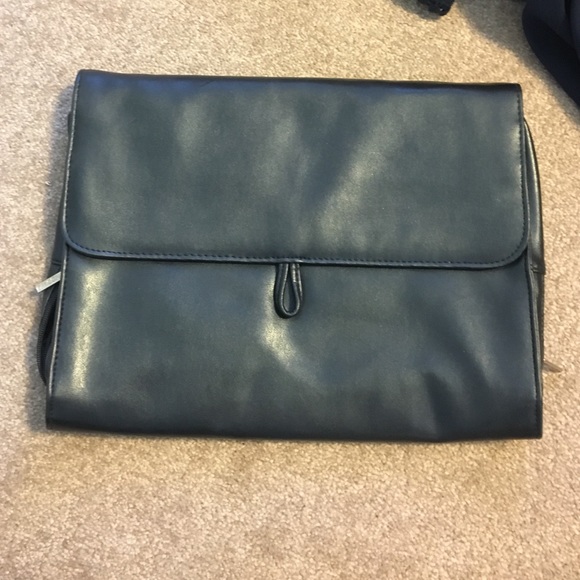 Black Lancôme travel case