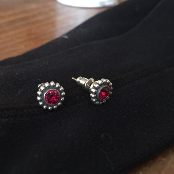 NWOT Brighton red earrings