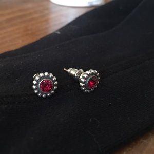 NWOT Brighton red earrings