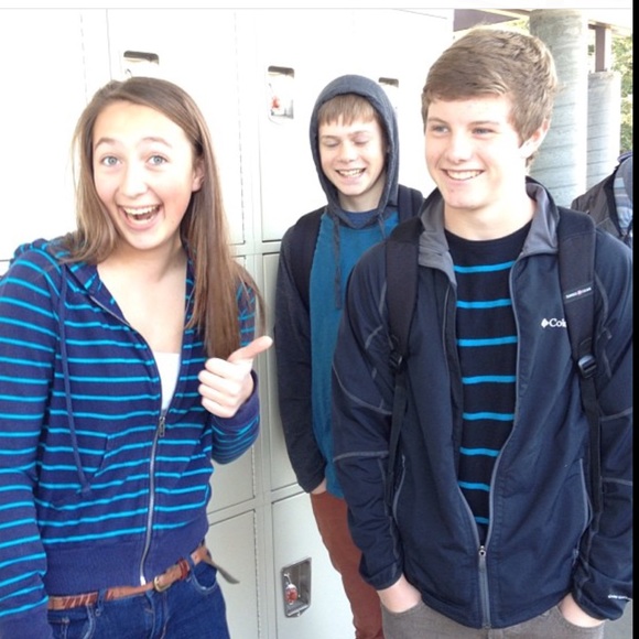 Striped Forever 21 Zip Up Jacket - Picture 3 of 3