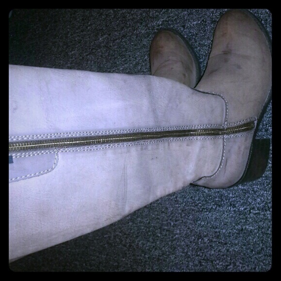 Grey charlotte russe boots