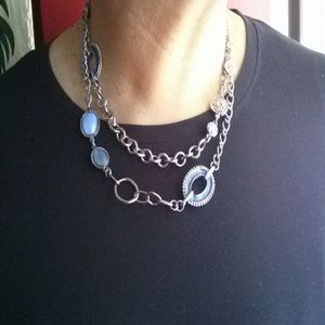 Sterling silver fashion necklace