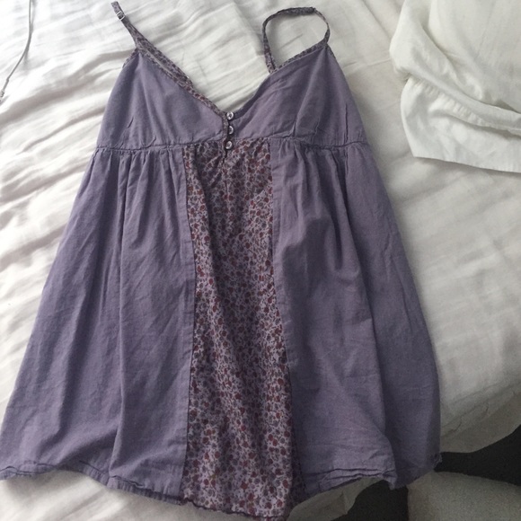 Floral purple Tank