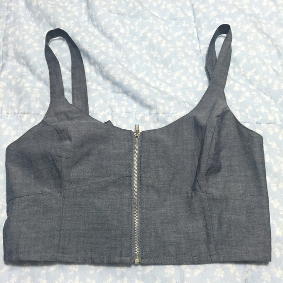 SOLD! Ⓜ️Mudd Denim Crop Top