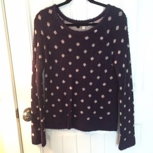 Anthropologie Polka Dot Sweater