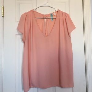 Peach blouse