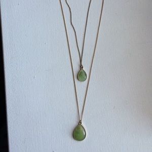 Green lulu necklace set