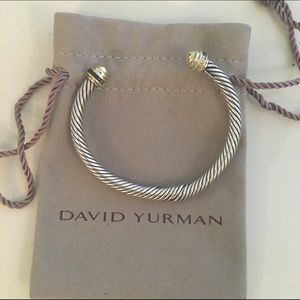 David Yurman sapphire cable bracelet 100% real