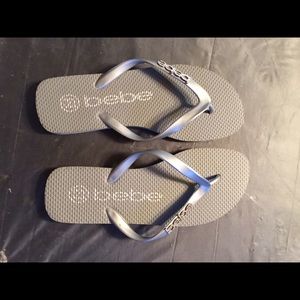 Bebe flip flops