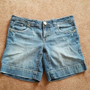 Denim shorts