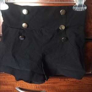 High waist shorts