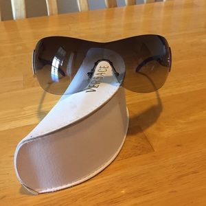 Versace shield sunglasses