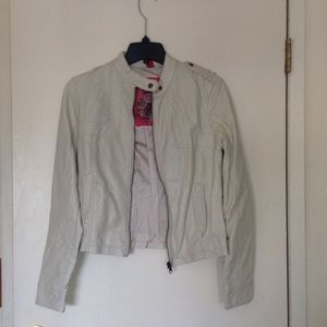 New collection B vegan leather jacket