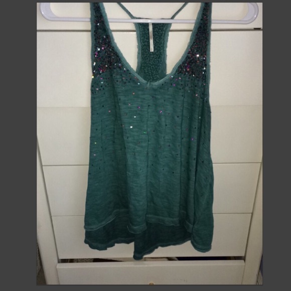 Free People glitter top! 💕