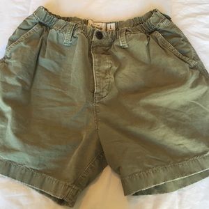A&F campus-fit shorts.