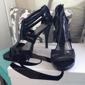 Gladiator  Heels, Back Zipper.