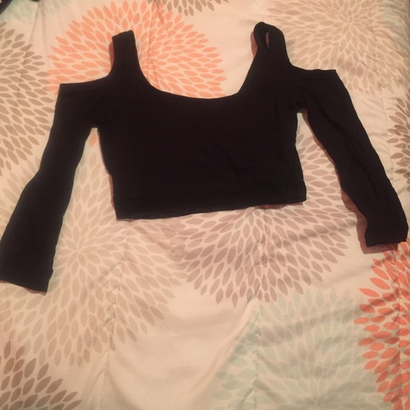 Black crop top
