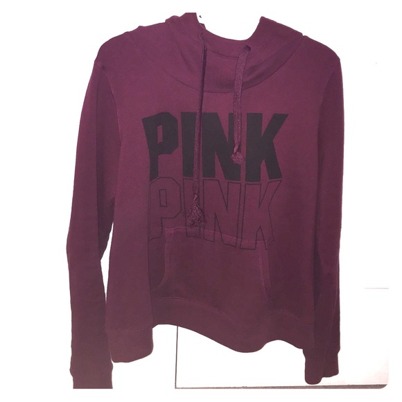 Maroon Victoria's Secret PINK sweatshirt