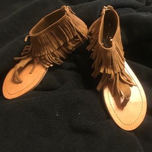 Steve Madden Fringe Thong Sandal