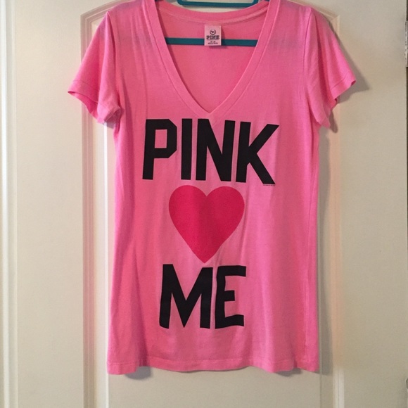 Victoria's Secret "Pink" pink tee