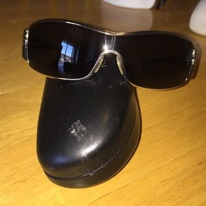 Prada polarized shield sunglasses