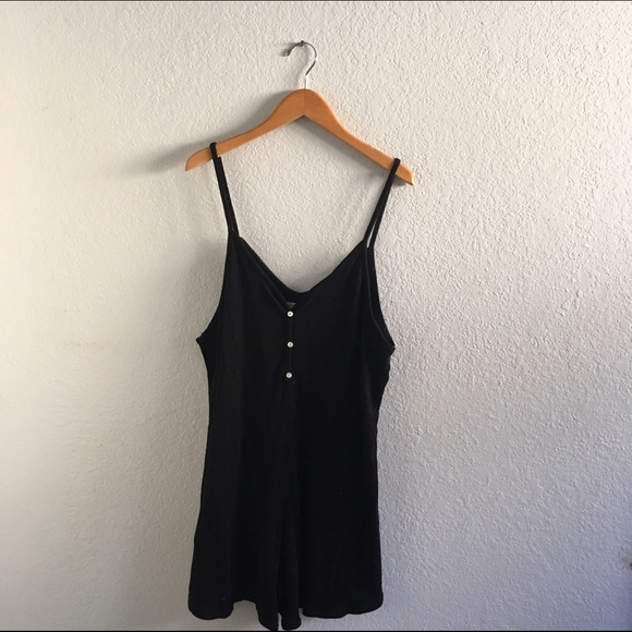 Free People Button Down Romper