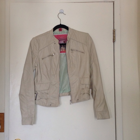 New collection b vegan leather jacket