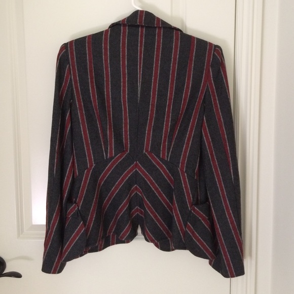 L.A.M.B. Striped Jacket with Ruffles - Picture 3 of 4