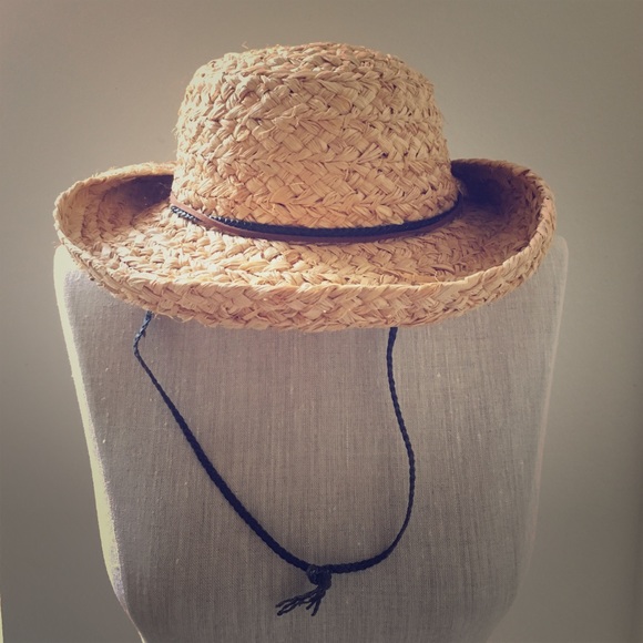 Straw cowgirl hat