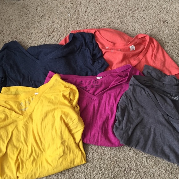 5 organic tees