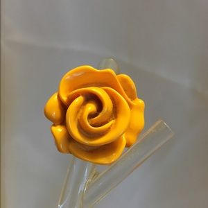 Yellow flower ring