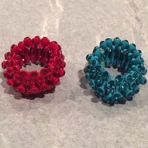 Size OS Costume Jewelry Ring. Both for one price.