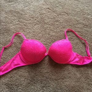 Pink Victoria's Secret bra