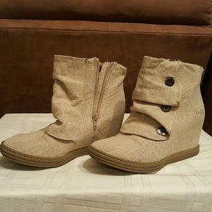 Wedge ankle boots
