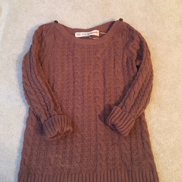 **sold** Zara sweater with button detail, small