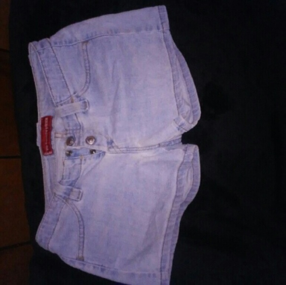 Levi's Too Superlow jean shorts