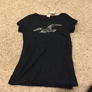 Hollister bling eagle shirt